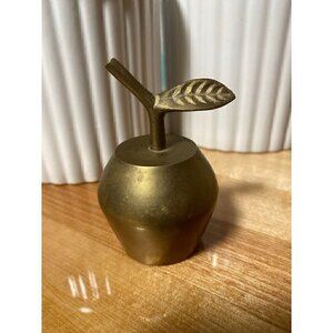 Vintage Brass Apple Bell